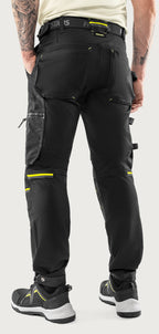 Rakentajan stretch housut – 2800 GSTT - Musta