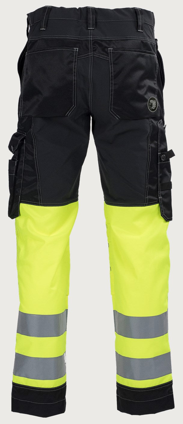 Housut HiVis 3.0 Stretch - Musta/ keltainen