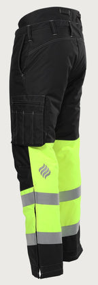 Talvihousut Hivis 3.0 - Musta/ keltainen