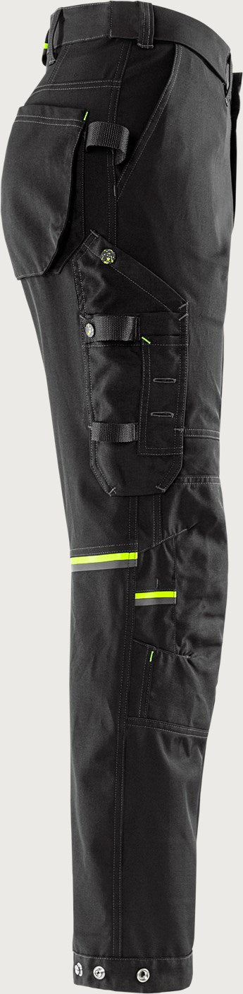 Naisten rakentajan stretch housut – 2802 GHST - Musta