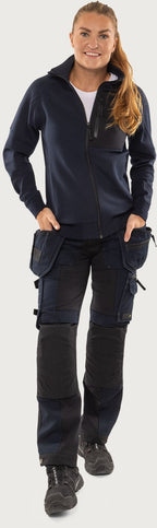 Naisten rakentajan stretch housut – 2533 GCYD - Navysininen
