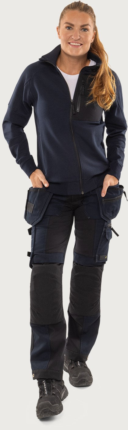 Naisten rakentajan stretch housut – 2533 GCYD - Navysininen