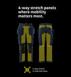 Naisten rakentajan stretch housut – 2533 GCYD - Navysininen