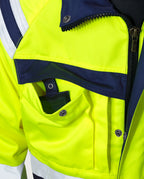 Huomiotakki, luokka 3 – 4026 PLU - Neonkeltainen/Tummansininen