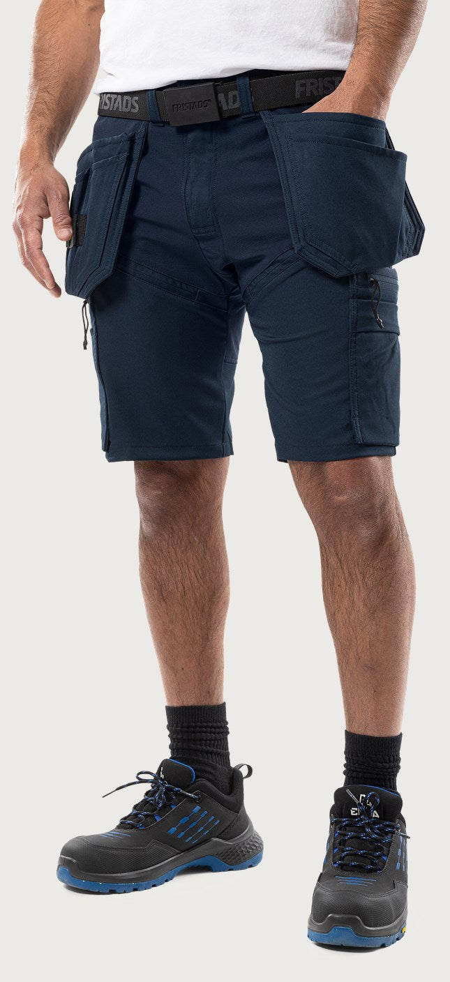 Rakentajan stretch shortsit – 2598 LWS - Navysininen