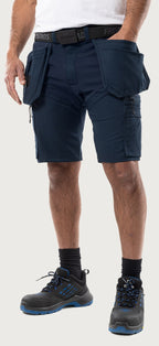 Rakentajan stretch shortsit – 2598 LWS - Navysininen