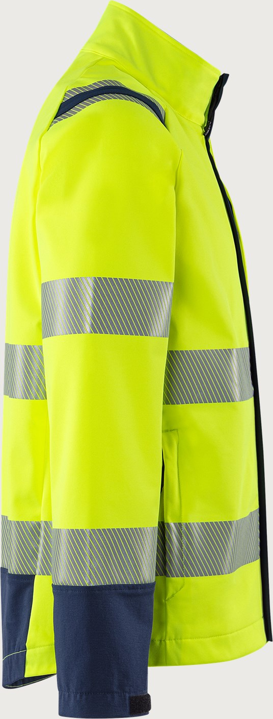 Stretch huomiotakki, luokka 3 – Green 4647 GSTP - Neonkeltainen/Tummansininen