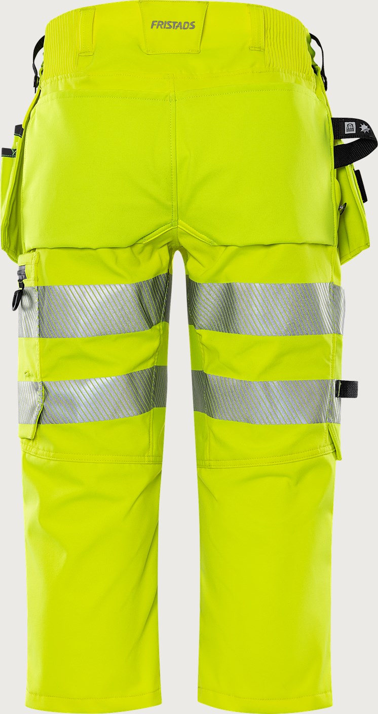 Stretch huomiopiraattihousut, luokka 2 – 2666 GSTP - Neonkeltainen/Musta