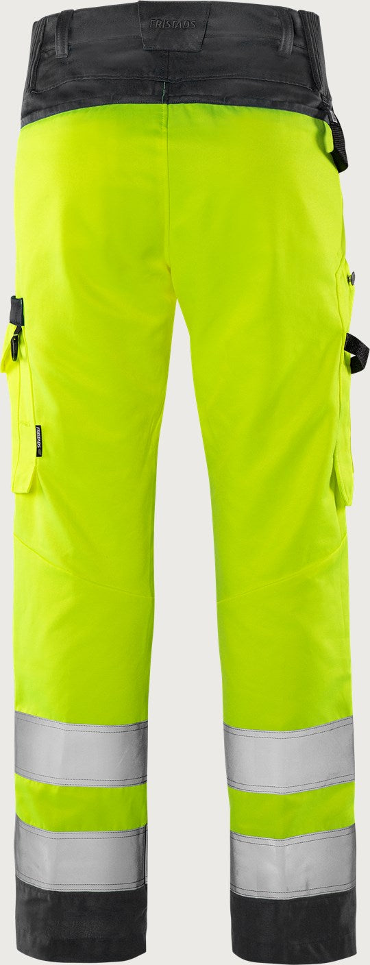 Huomiohousut, luokka 2 – Green 2651 GPLU - Neonkeltainen/Musta