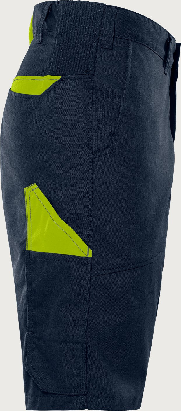 Shortsit – 2932 GWM - Navysininen/Neonkeltainen