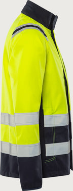 Palosuojattu softshell takki, luokka 3 – Flamestat 4016 FSS - Neonkeltainen/Tummansininen