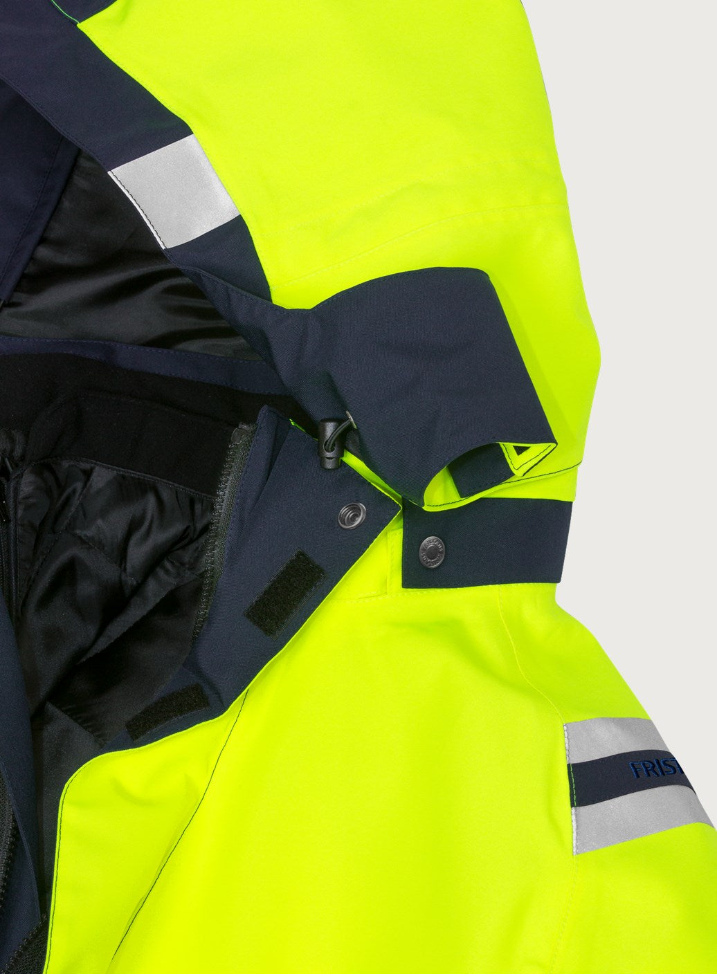 3-in-1 huomiotalviparka, luokka 3 – GORE-TEX 4989 GXB - Neonkeltainen/Tummansininen