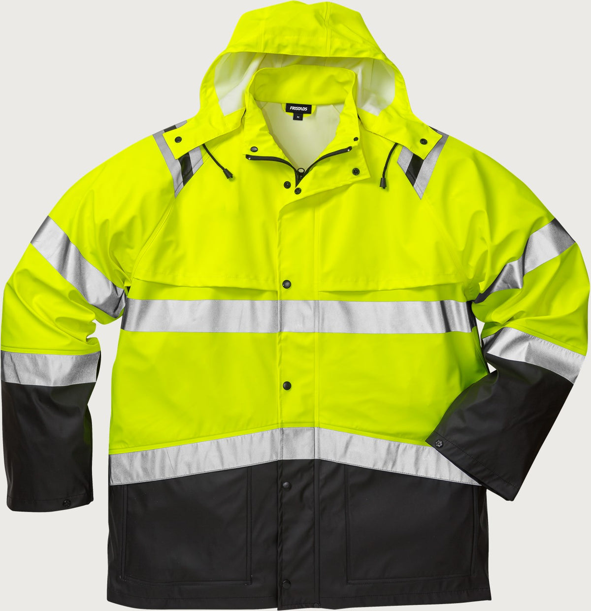 Huomiosadetakki, luokka 3 – 4624 RS - Neonkeltainen/Musta