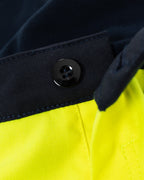 Palosuojatut stretch huomioäitiyshousut, luokka 2 – Flamestat 2507 ATHF - Neonkeltainen/Tummansininen