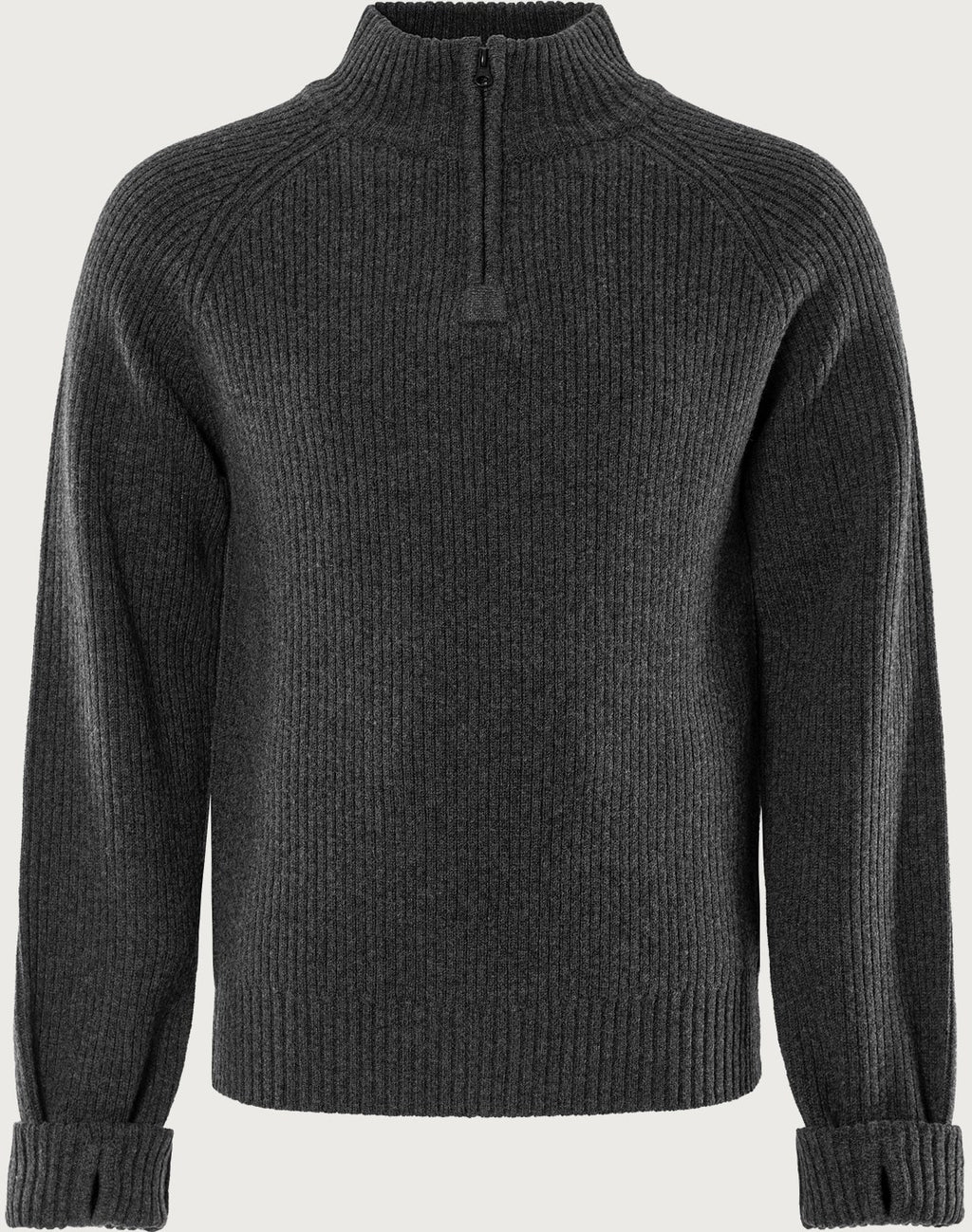 Terra villapaita, unisex - Tumma harmaameleerattu