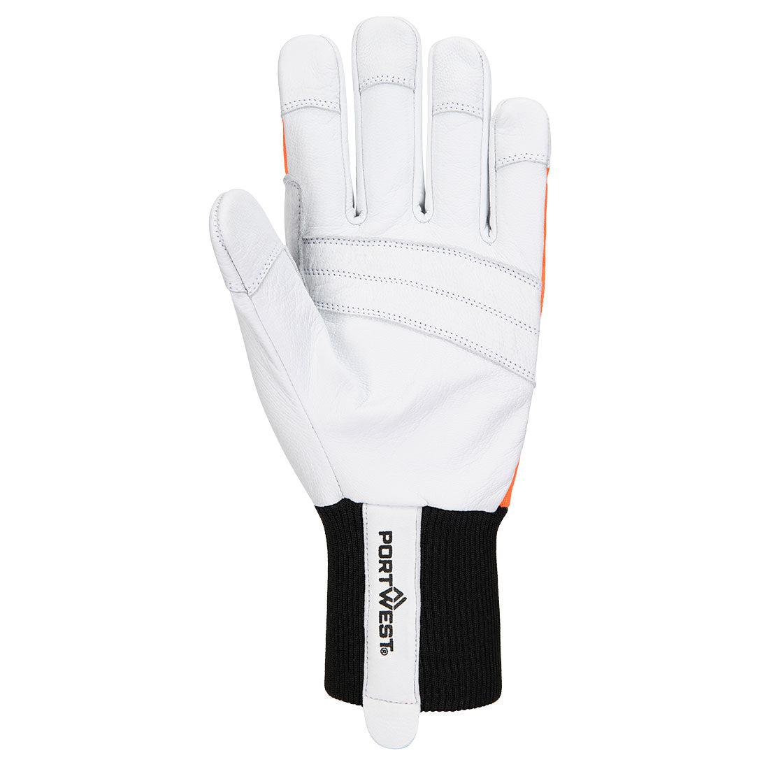 Chainsaw150 Leather Glove Cl 1 - Oranssi