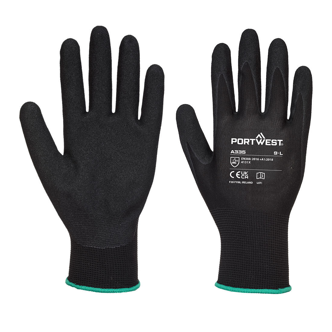 Dermi-Grip NPR15 Nitriili-hiekka käsineet