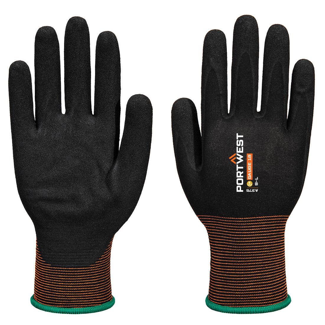 GP Grip 18 Pehmeä nitriilihiekka dipattu käsine