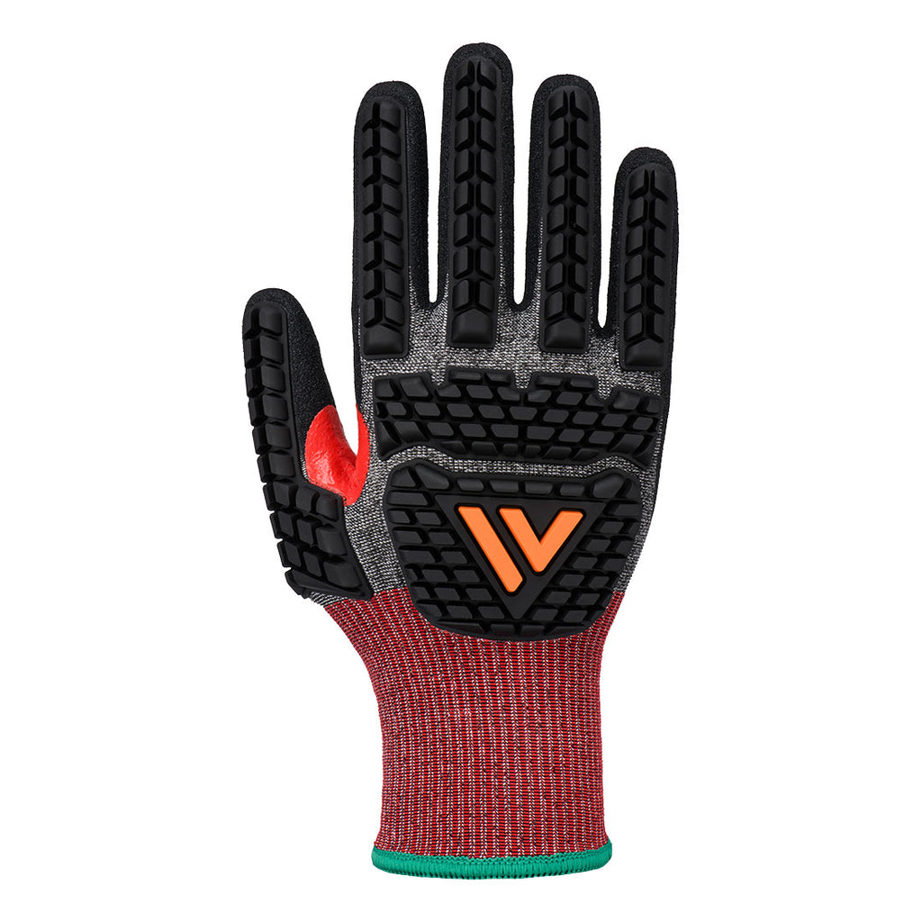 CS Impact F18 Nitrile Glove A6 - Harmaa/musta
