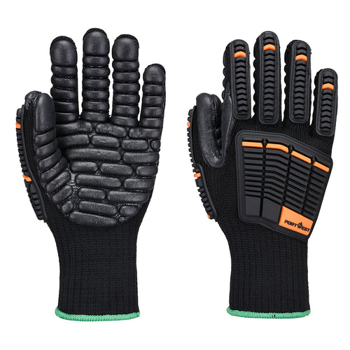 Anti-Vibration Impact 10 Glove - Musta