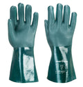 Kaksoispäällystetty PVC-suojakäsine 35cm