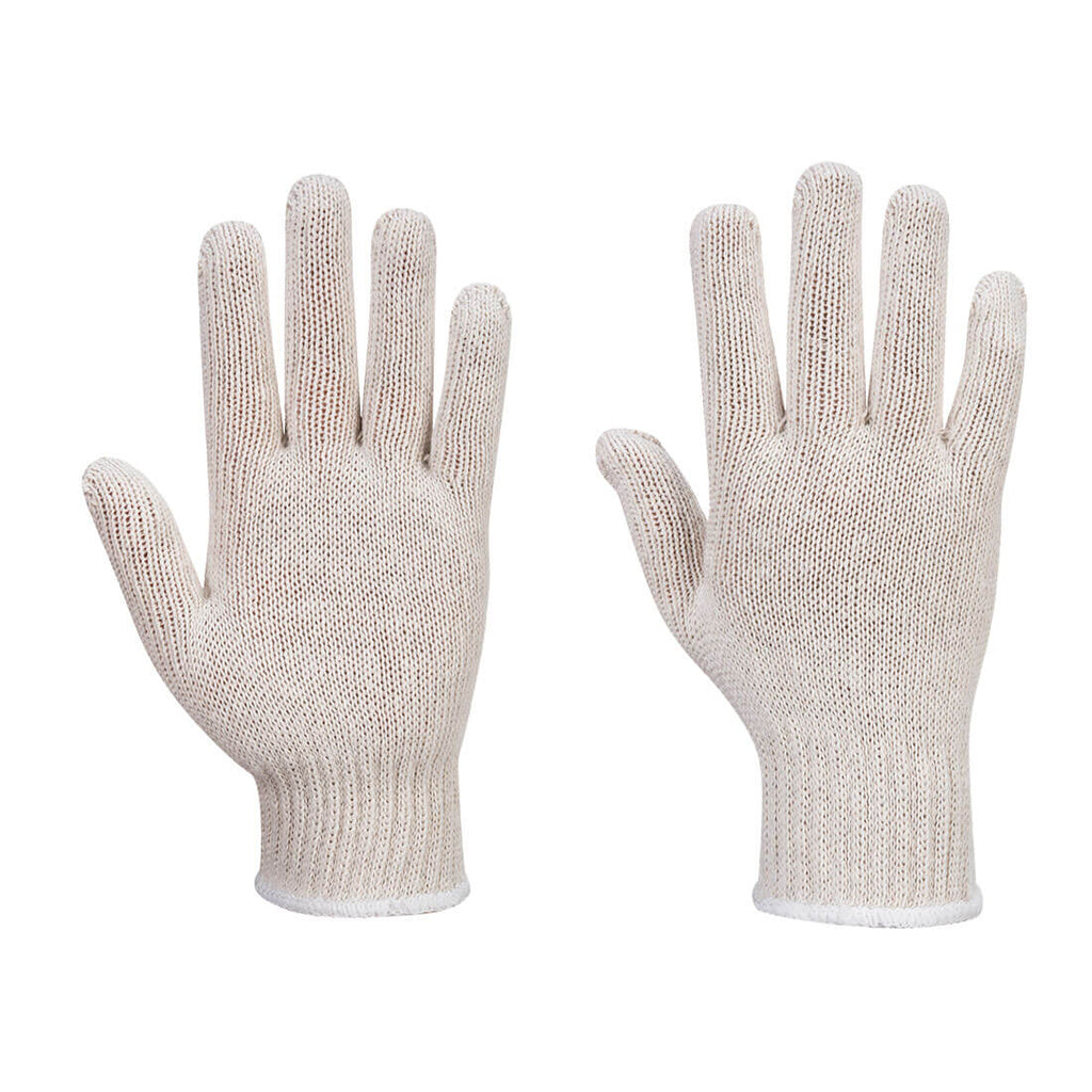 String Knit vuorikäsine (288 paria) - Valkoinen