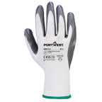 Grip 13 Nitriili Essential monipakkaus (Pk 12) - Valko/harmaa