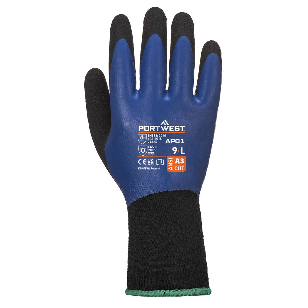 Thermo Pro-käsine - Sini/musta