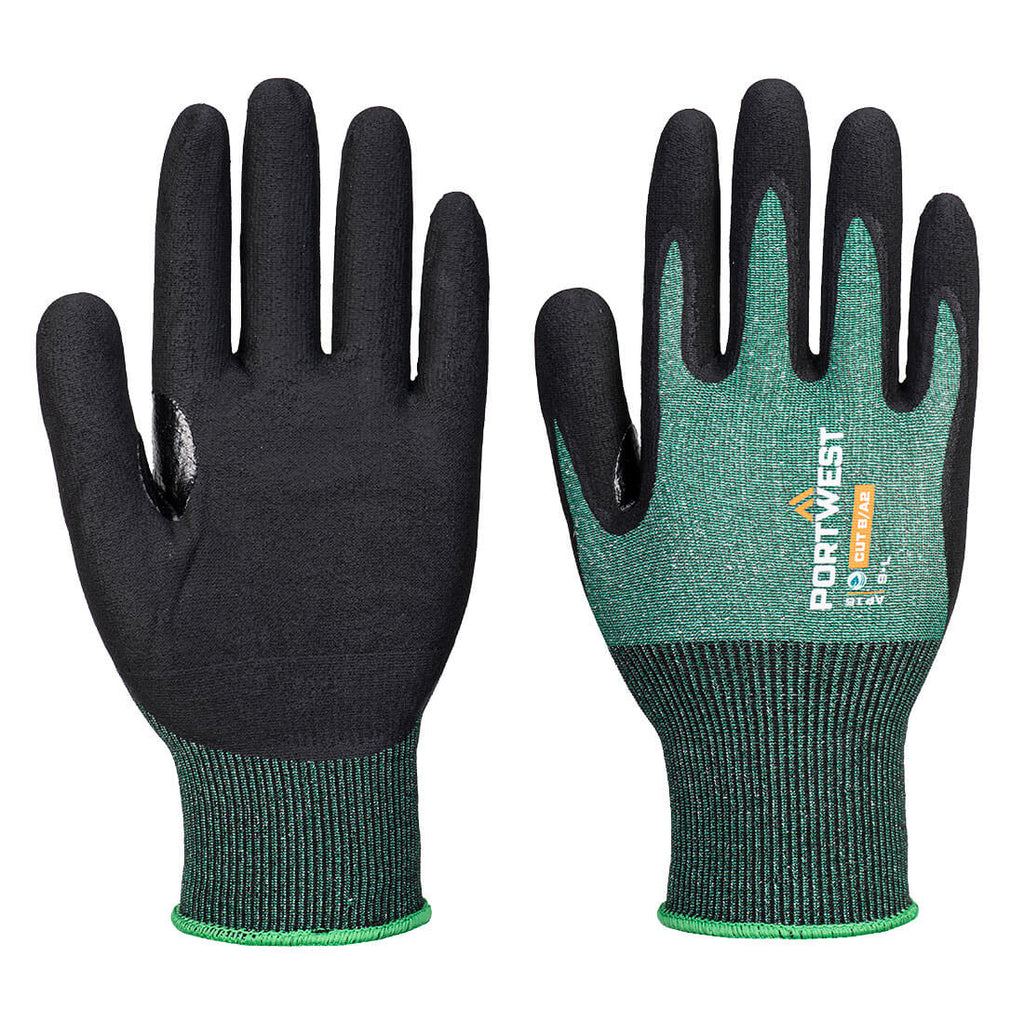 SG Viiltosuoja B 18 Eco Nitriilikäsine - 12 Pakkaus - Viher/musta