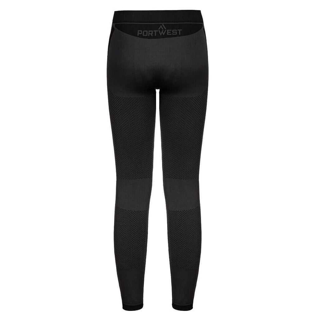 Dynamic Air Baselayer trikoohousut - Hiilenmusta