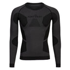 Dynaaminen Air Baselayer kompressioaluspaita - Hiilenmusta