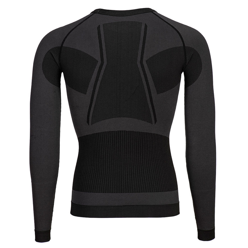 Dynaaminen Air Baselayer kompressioaluspaita - Hiilenmusta