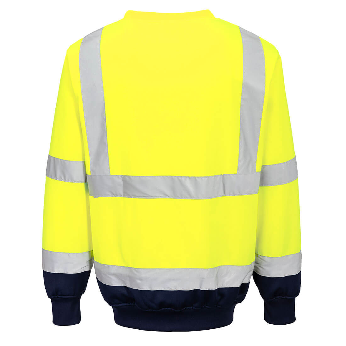 2-sävy HiVis huppari - Kelta/navy