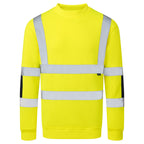 Hi-Vis Knit Sweatshirt - Keltainen