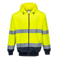 Hi-Vis kaksiväri vetoketjuhuppari
