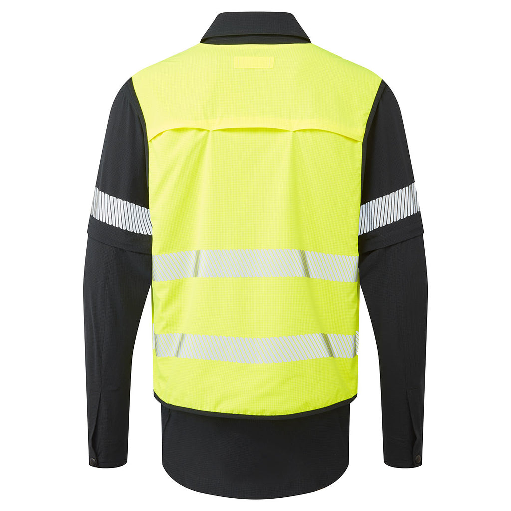 Ultimate Modulaarinen Hi-Vis 5-in-1 pusero - Musta/keltainen