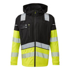 Ultimate Modulaarinen Hi-Vis 3-in-1 kuorisadetakki - Kelta/musta
