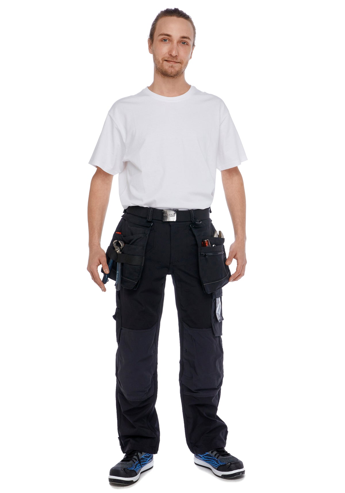 Morris Stretch Hi-Vis riipputaskuhousut