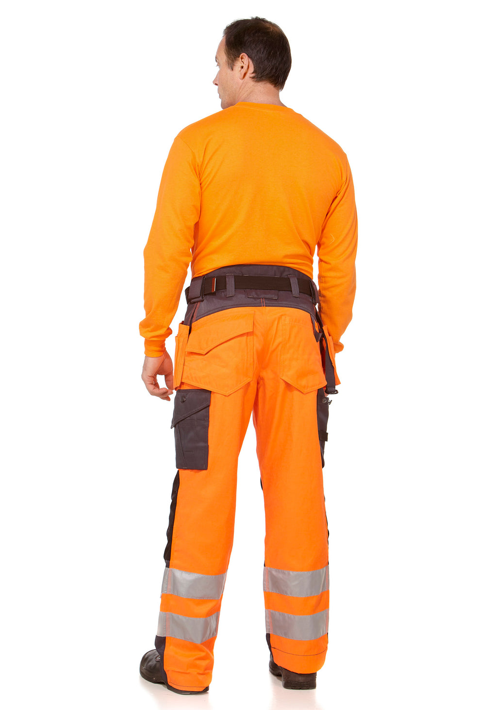 Carbon Hi-Vis riipputaskuhousut