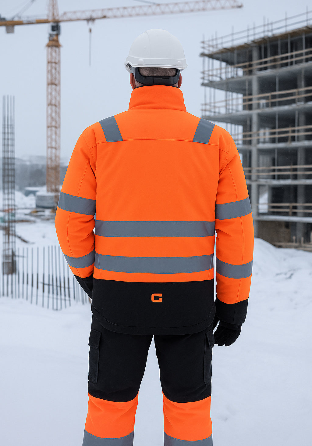 Colwood Hi-Vis topattu työtakki – huomio-oranssi