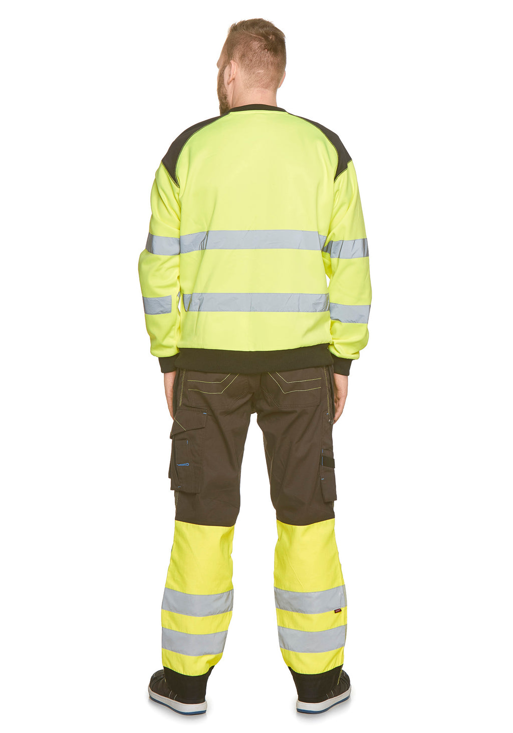 Portland Hi-Vis collegepaita – huomiokeltainen