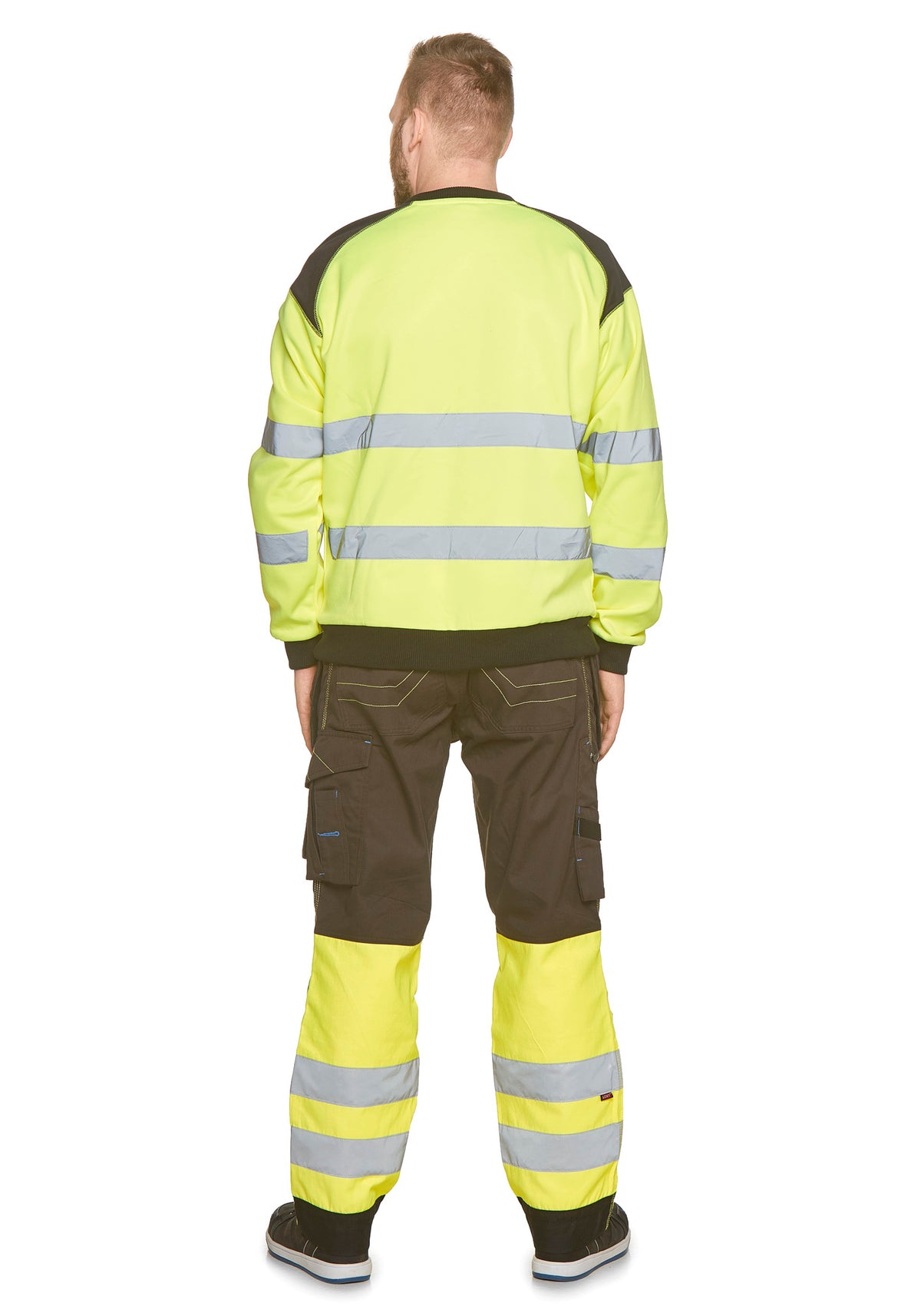 Portland Hi-Vis collegepaita – huomiokeltainen