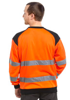Portland Hi-Vis collegepaita – huomio-oranssi