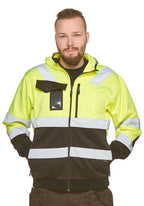 Orlando Hi-Vis vetoketjuhuppari – huomiokeltainen