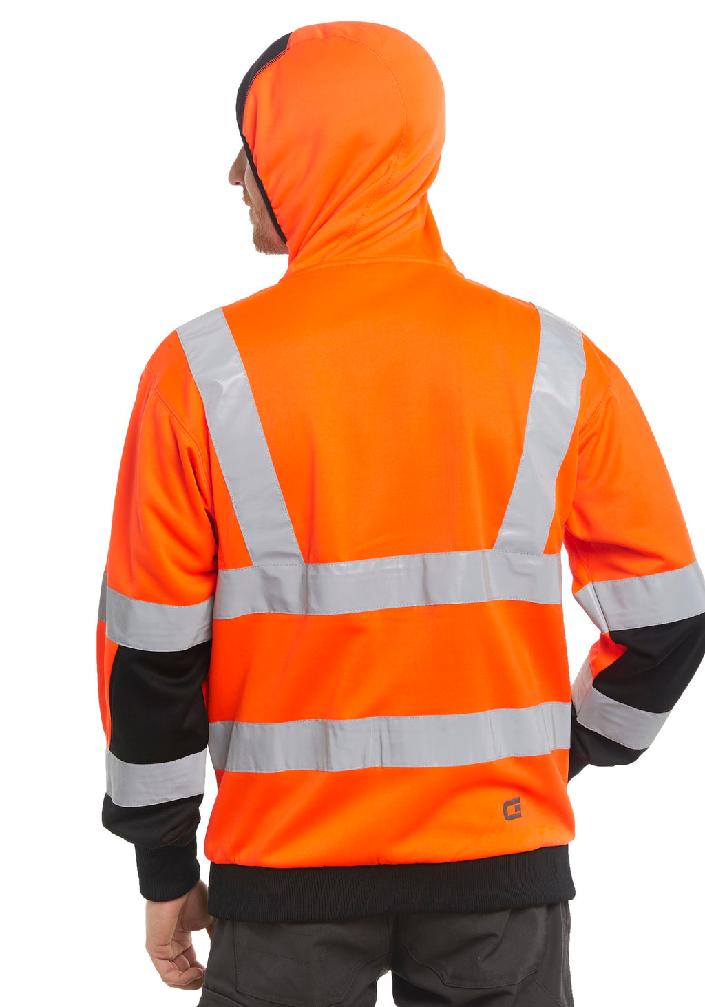 Orlando Hi-Vis vetoketjuhuppari – huomio-oranssi