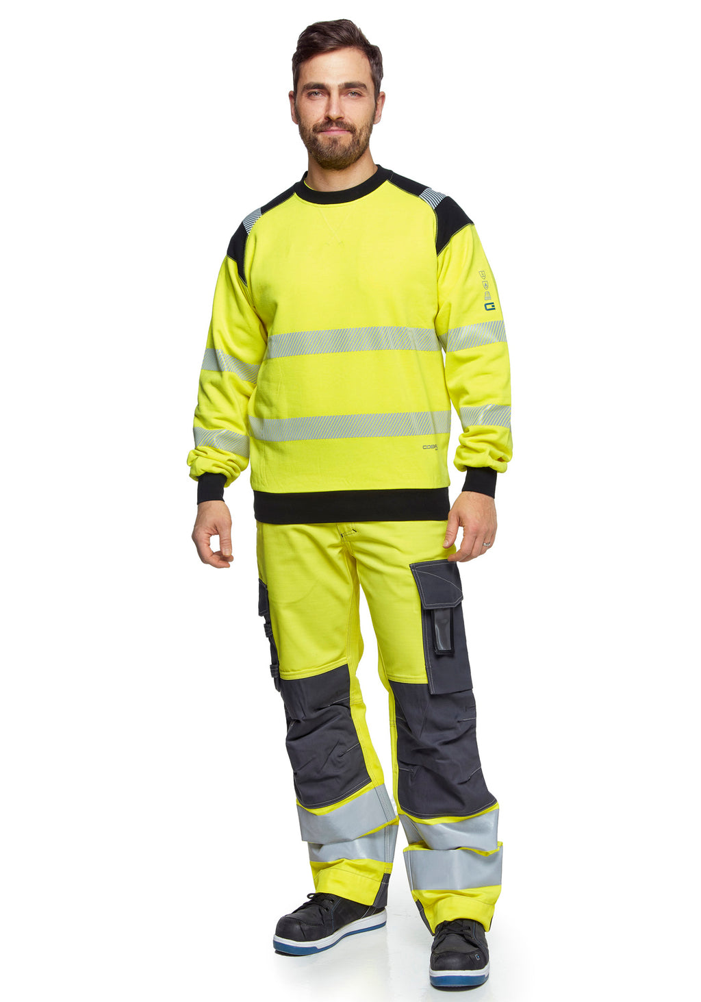 Gordon paloturvallinen Hi-Vis collegepaita – huomiokeltainen