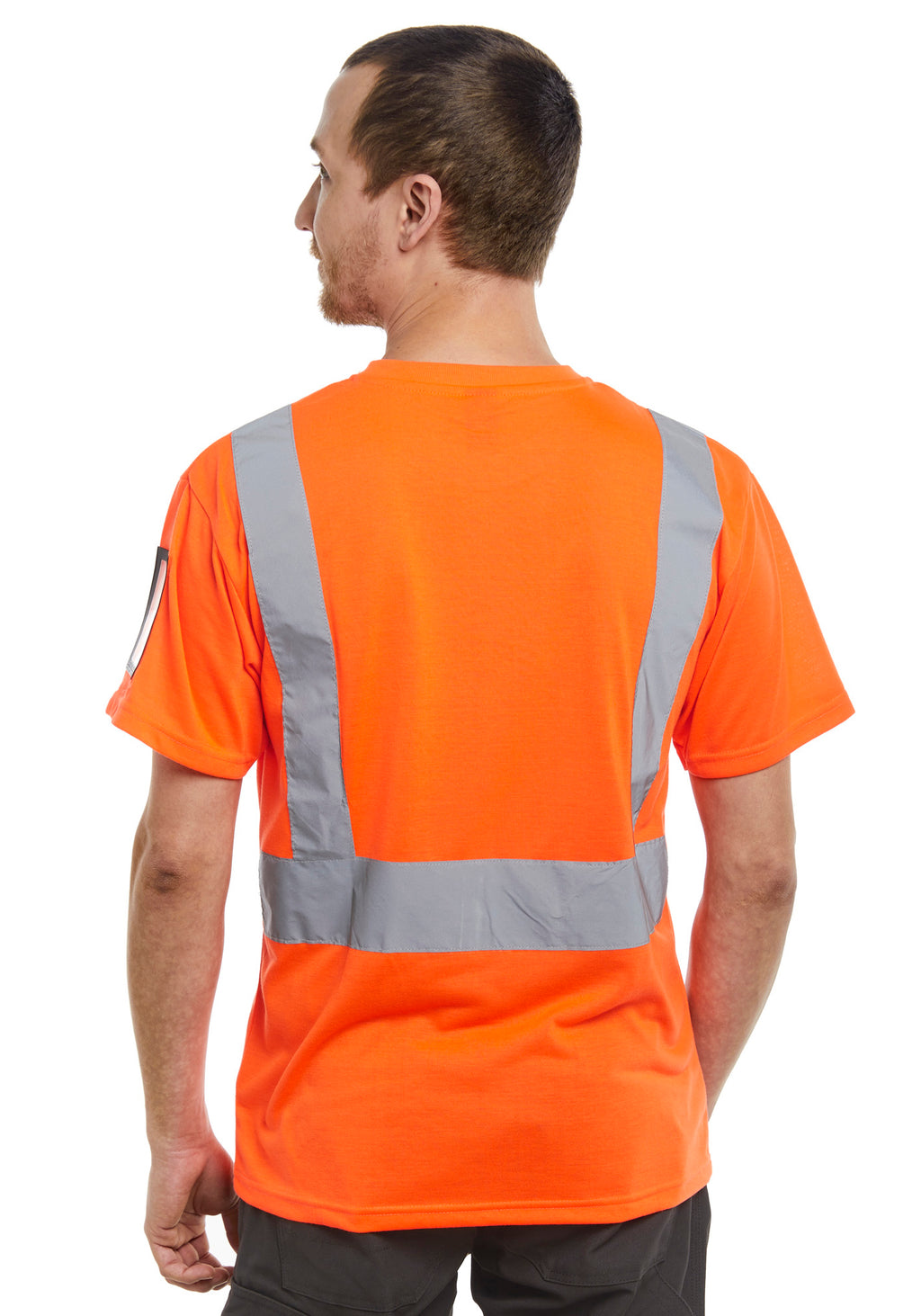 Neon 3 Hi-Vis t-paita ID-taskulla – huomio-oranssi