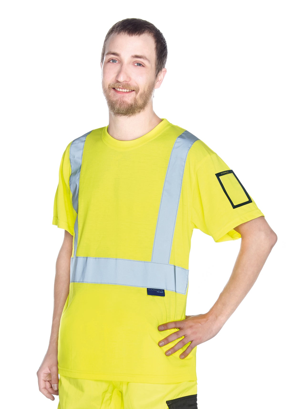 Neon 3 Hi-Vis t-paita ID-taskulla