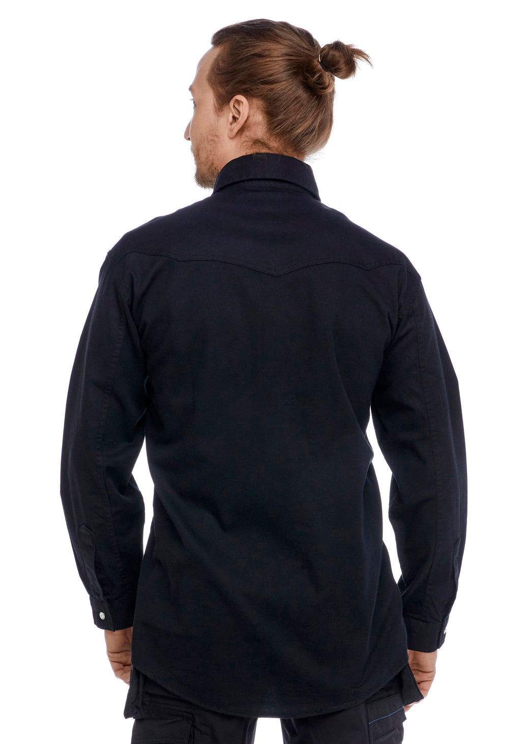 Classic twill-paita – musta