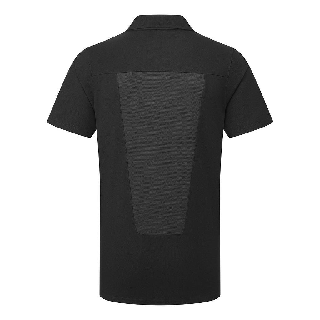 Mesh Air Pro Polo paita S/S - Musta